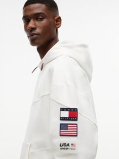 Tommy x US SailGP Team Tech Hoodie — Ecru 2