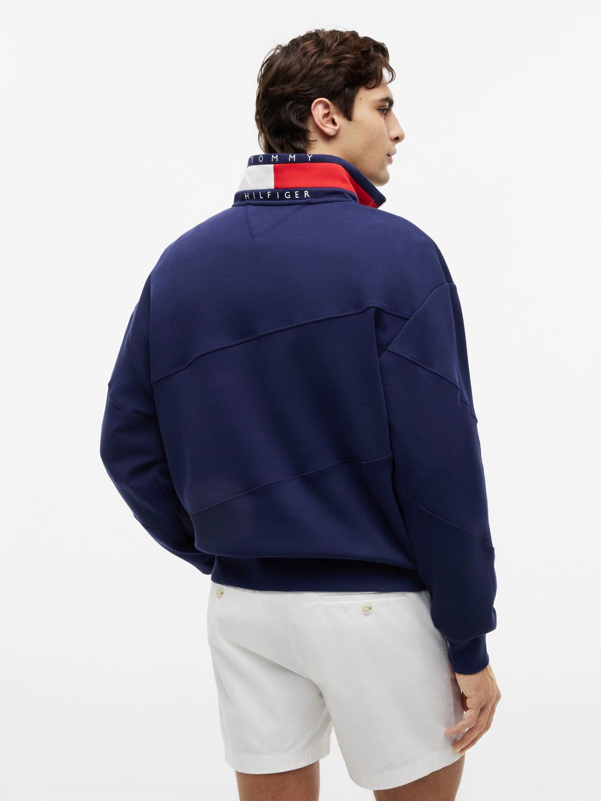 Tommy x US SailGP Team Tech Quarter-Zip — Navy
