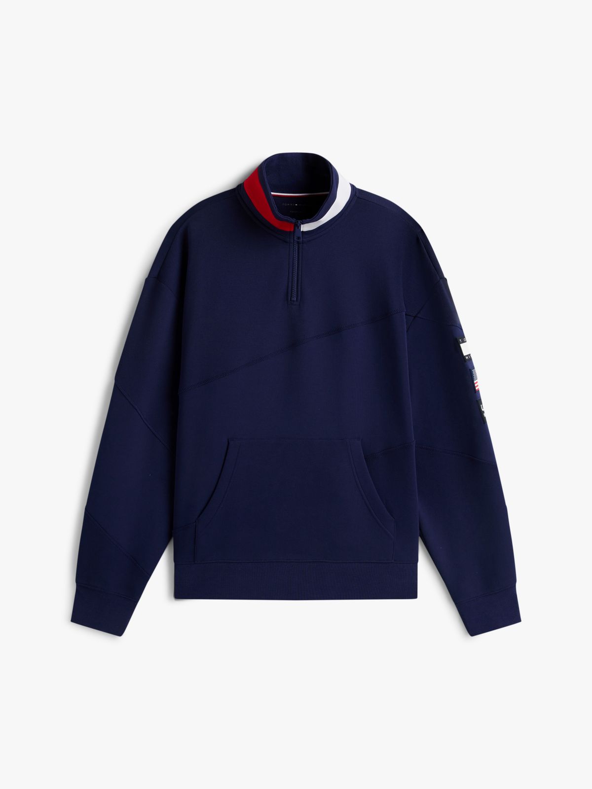 Tommy x US SailGP Team Tech Quarter-Zip — Navy