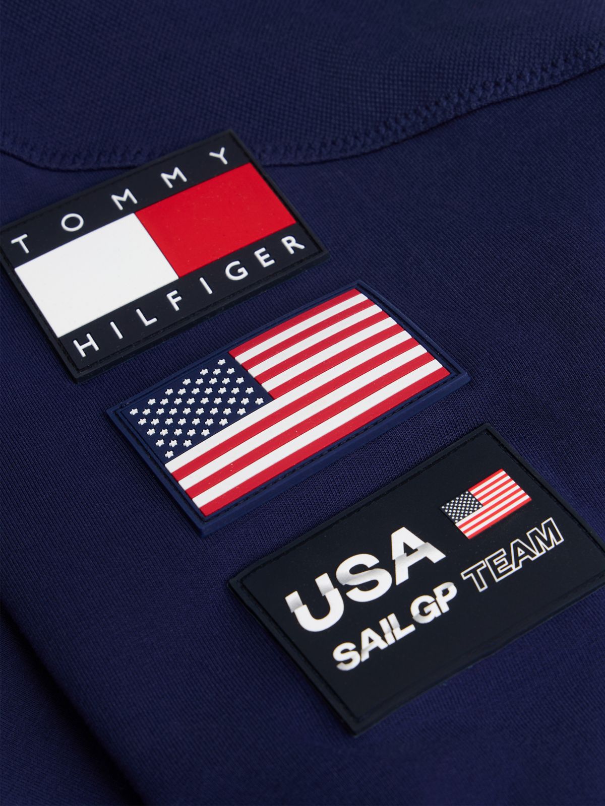 Tommy x US SailGP Team Tech Quarter-Zip — Navy