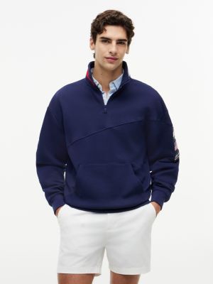 Tommy x US SailGP Team Tech Quarter-Zip, Navy