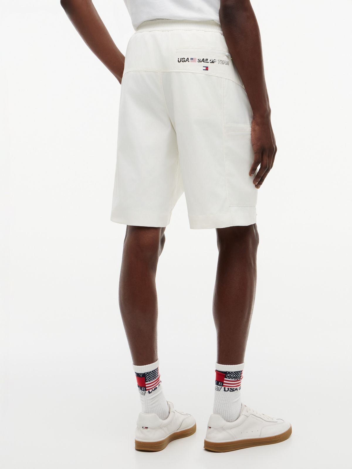 Tommy x US SailGP Team Cargo Short — Ecru