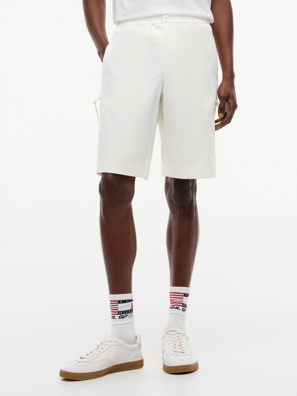 Tommy x US SailGP Team Cargo Short — Ecru