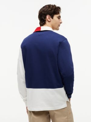 Мужские топы Tommy Hilfiger Tommy x US SailGP Team Colorblock Rugby — фото 4