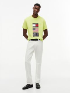 Tommy x US SailGP Team Flag T-Shirt — Citra Lime 2