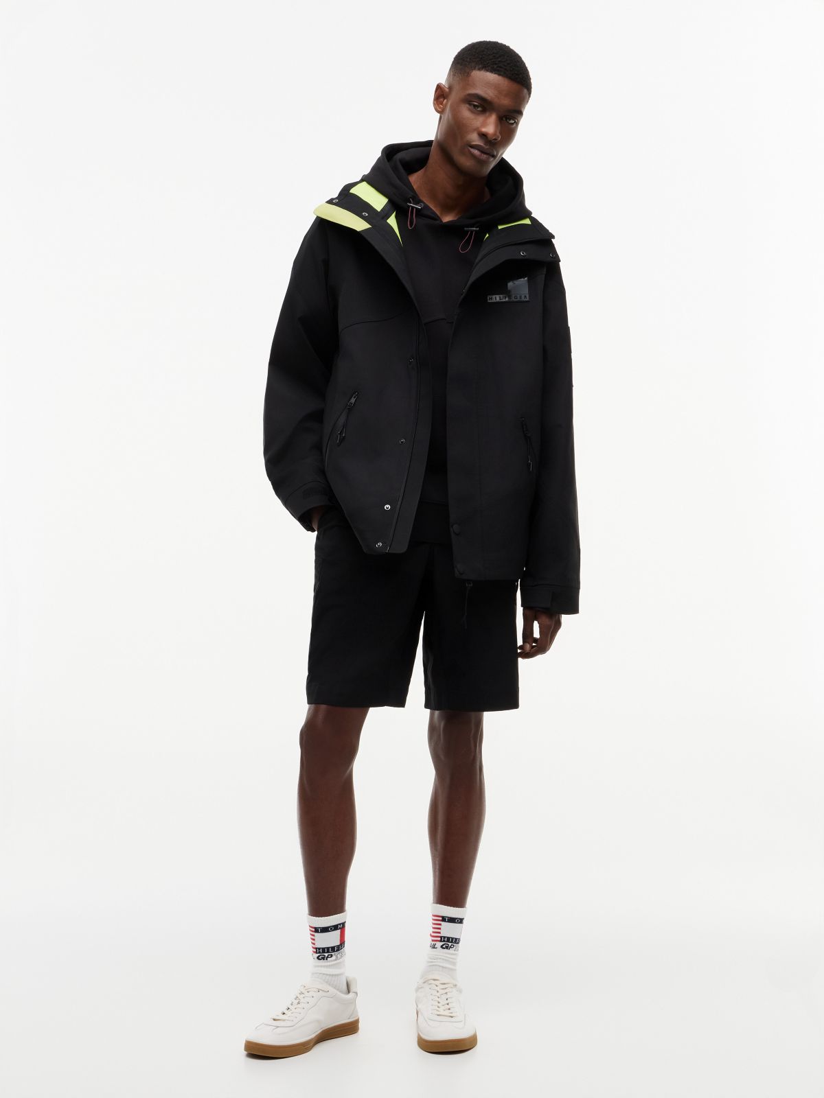 Tommy x US SailGP Team Tonal Windbreaker — Black