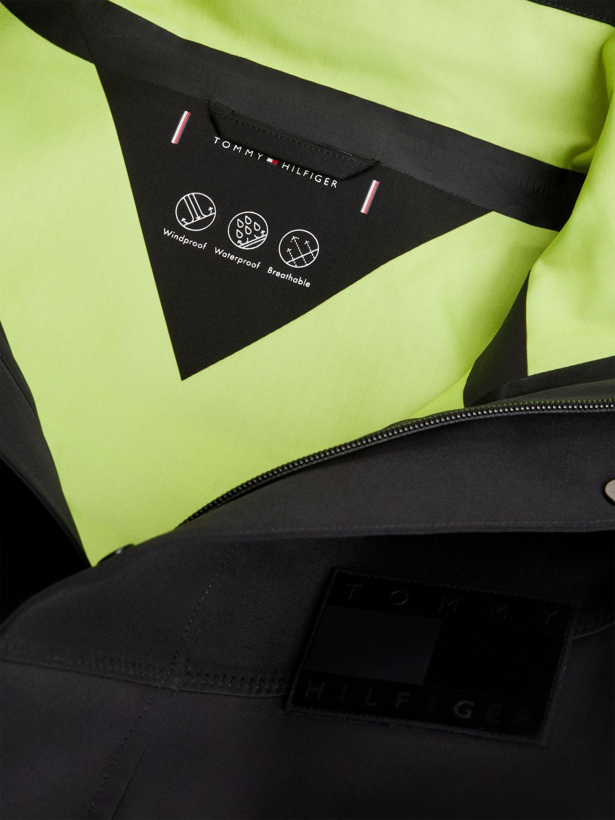 Tommy x US SailGP Team Tonal Windbreaker — Black
