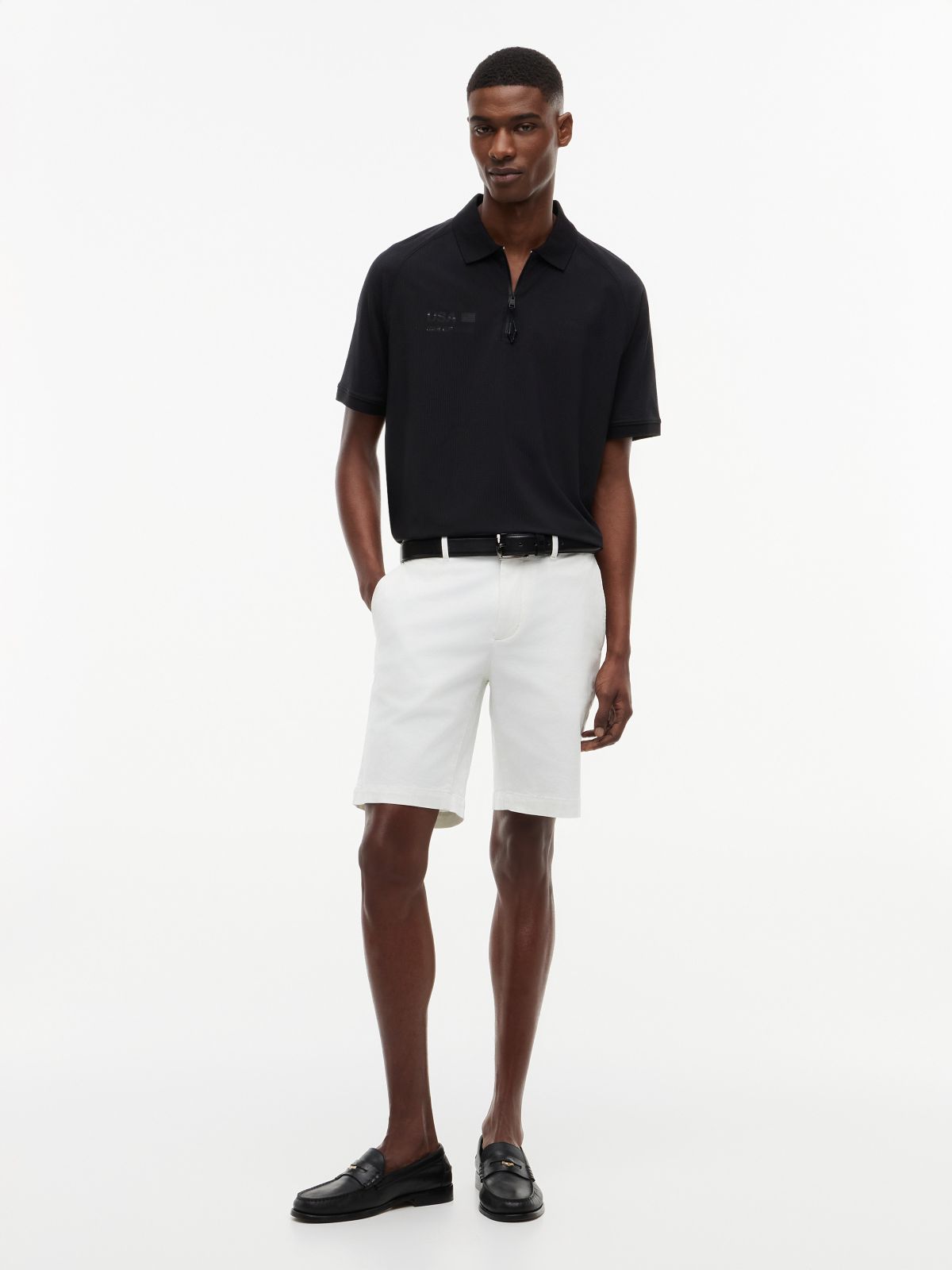 Tommy x US SailGP Team Tonal Tech Polo — Black