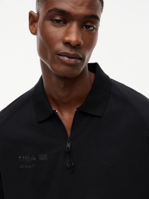 Мужские свитеры Tommy Hilfiger Tommy x US SailGP Team Tonal Tech Polo — фото 4