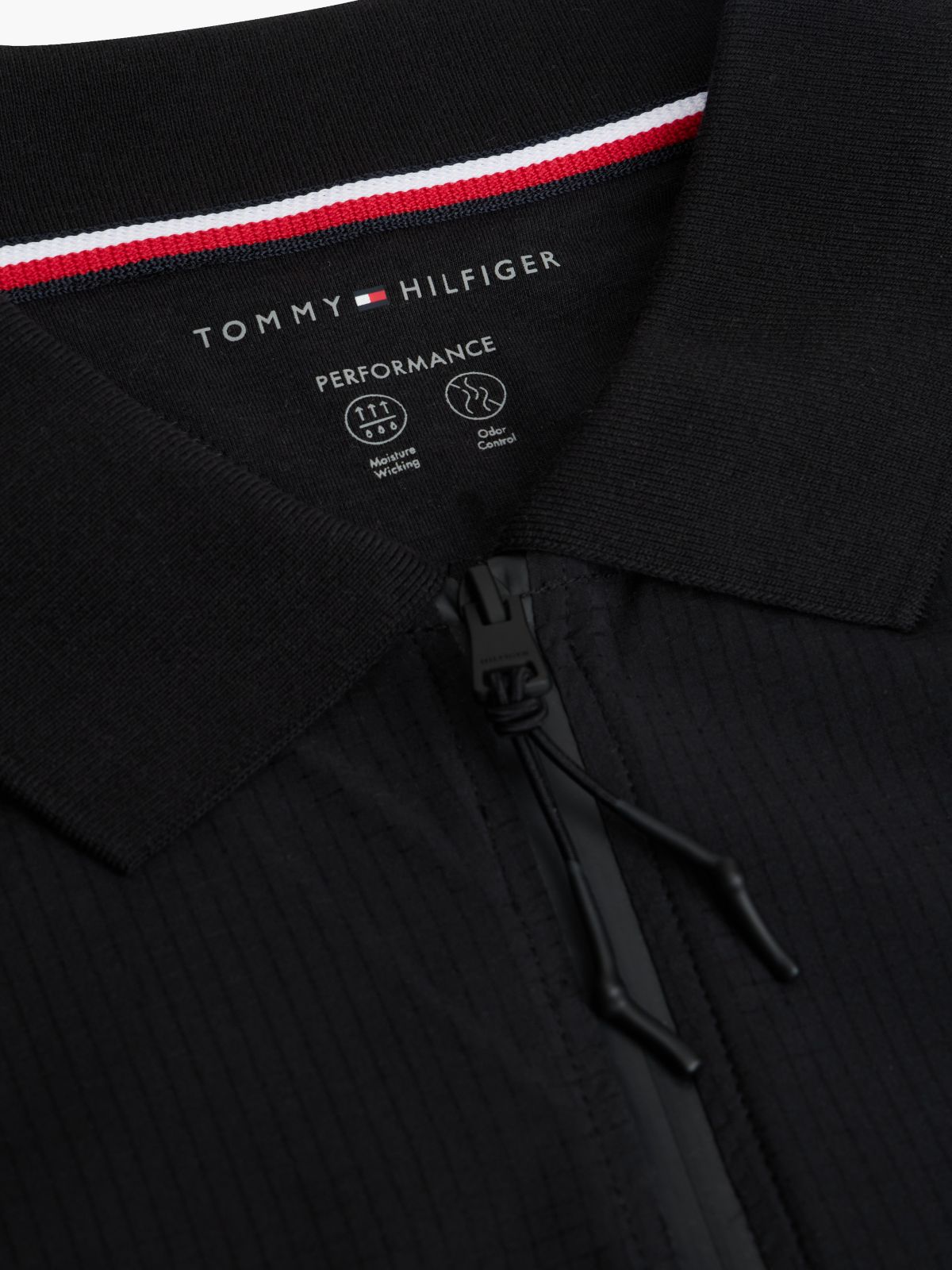Tommy x US SailGP Team Tonal Tech Polo — Black