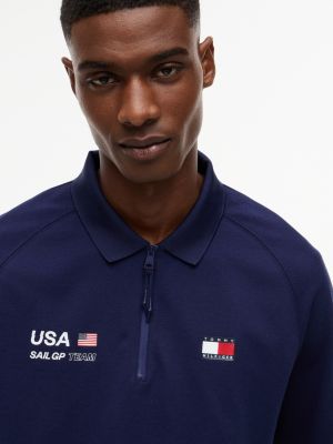 Мужские топы Tommy Hilfiger Tommy x US SailGP Team Tech Polo — фото 3
