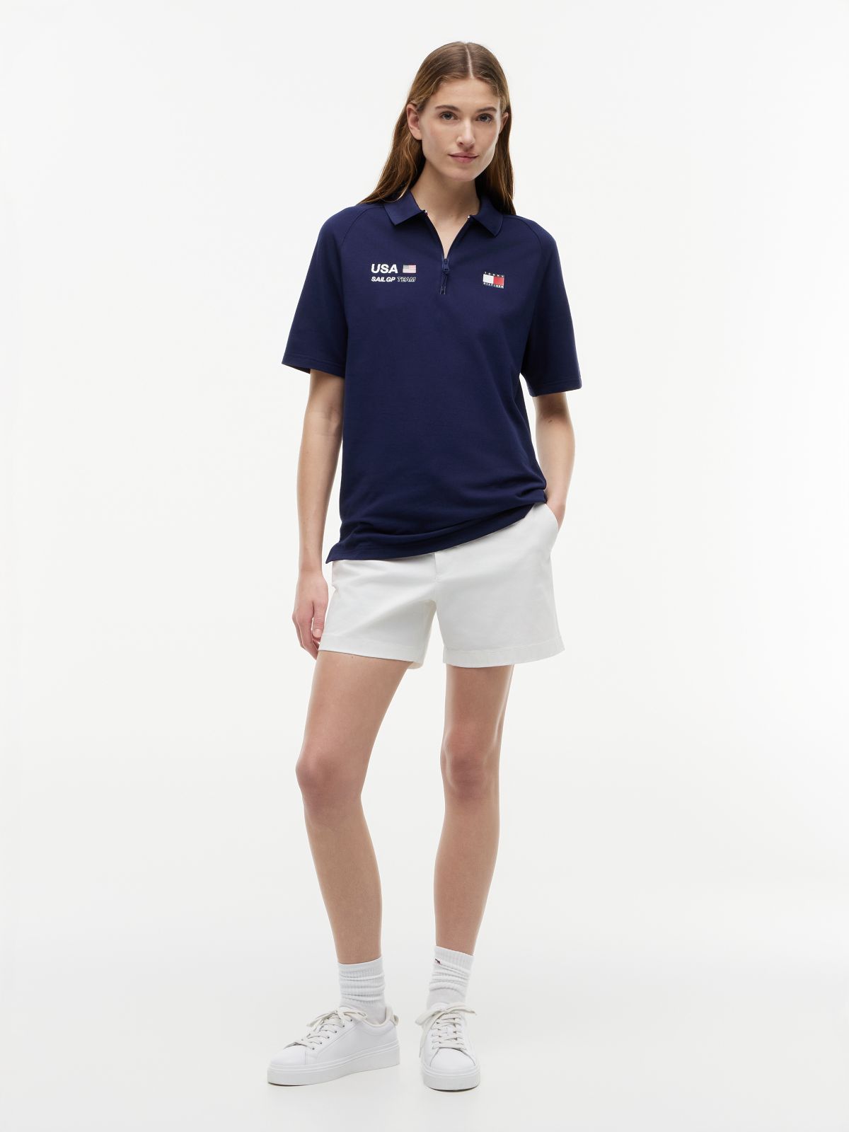 Tommy x US SailGP Team Tech Polo — Navy
