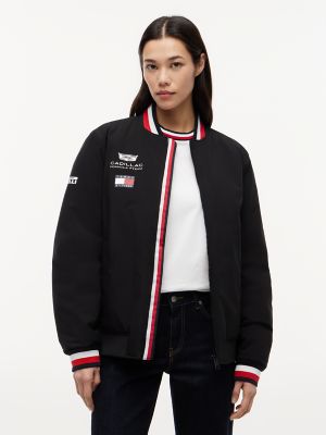 Мужская куртка Tommy Hilfiger Tommy x Cadillac F1® Team Replica Bomber, цвет: Чёрный — фото 2