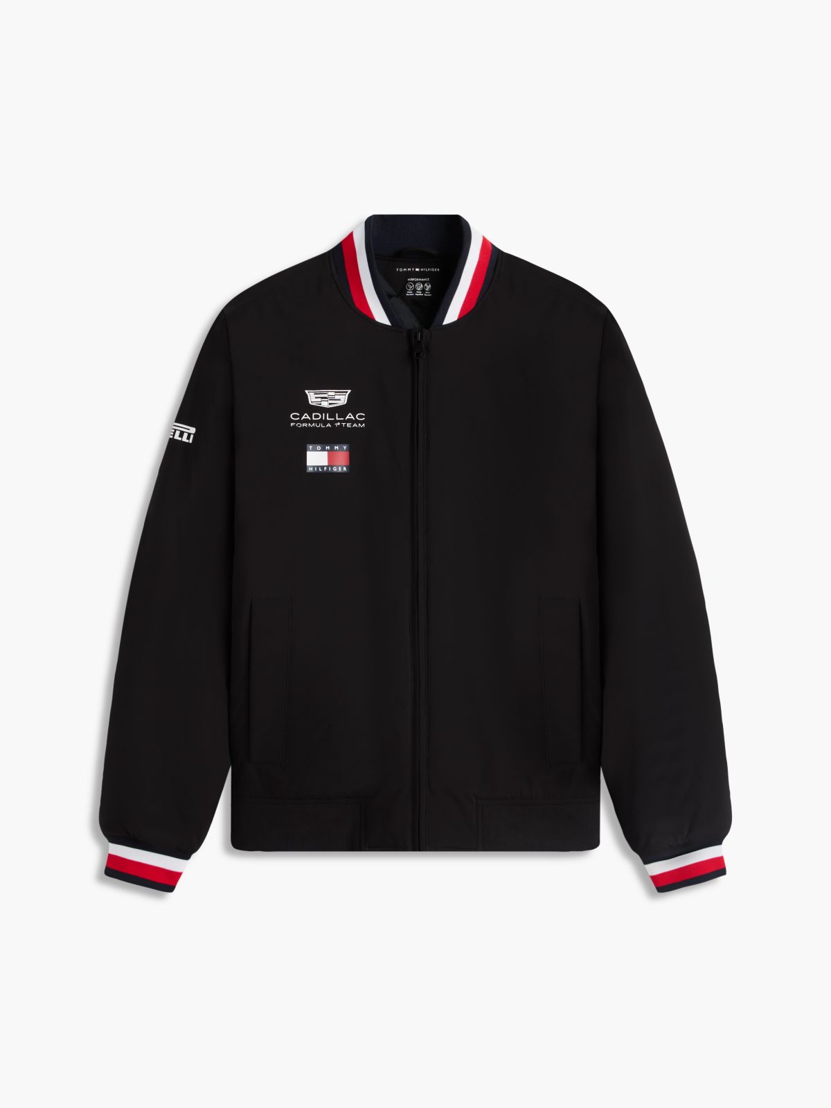 Tommy x Cadillac F1® Team Replica Bomber — Black