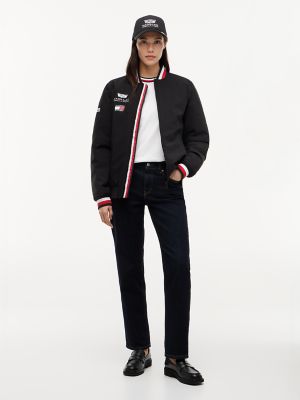 Мужская куртка Tommy Hilfiger Tommy x Cadillac F1® Team Replica Bomber, цвет: Чёрный — фото 4