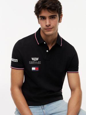 Мужские топы Tommy Hilfiger Tommy x Cadillac F1® Team Replica Polo — фото 3