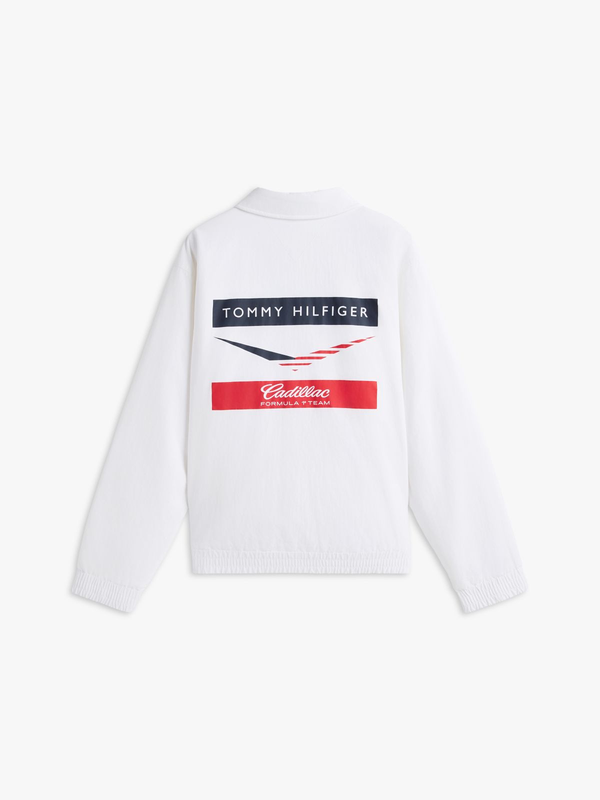 Tommy x Cadillac F1® Team Coach Jacket — White