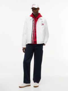 Tommy x Cadillac F1® Team Coach Jacket — White 2