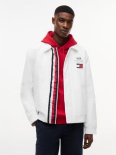 Tommy x Cadillac F1® Team Coach Jacket — White 1
