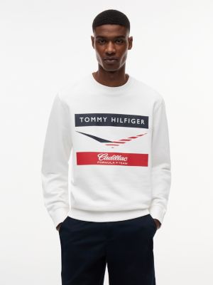 Tommy x Cadillac F1&reg; Team Chevron Sweatshirt, White
