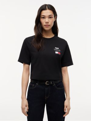 Мужская футболка Tommy Hilfiger Tommy x Cadillac F1® Team Logo, цвет: Чёрный — фото 2