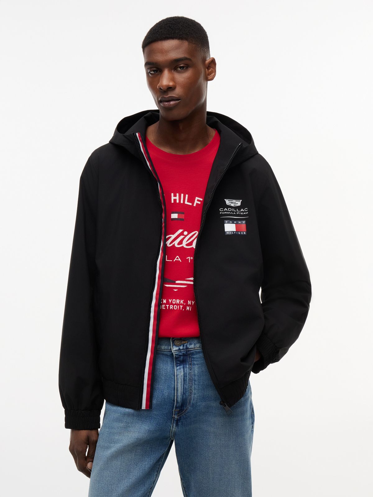 Tommy x Cadillac F1® Team Windbreaker — Black