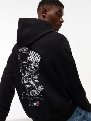 Tommy x Cadillac F1® Team Car Graphic Hoodie | Tommy Hilfiger USA