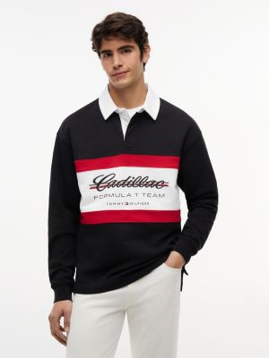 Tommy x Cadillac F1&reg; Team Script Rugby, Black