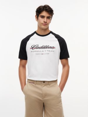 Tommy x Cadillac F1&reg; Team Raglan T-Shirt, White