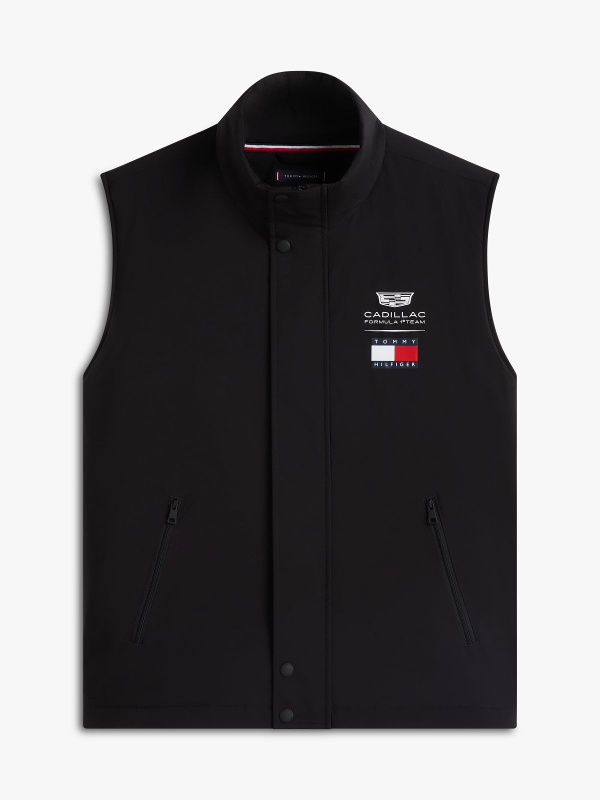 Tommy x Cadillac F1® Team Logo Vest — Black
