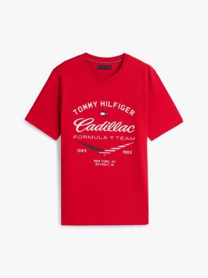 Мужские футболки Tommy Hilfiger Tommy x Cadillac F1® Team Retro Chevron T-Shirt — фото 5
