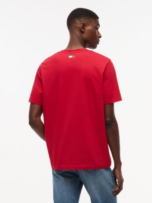 Мужские футболки Tommy Hilfiger Tommy x Cadillac F1® Team Retro Chevron T-Shirt — фото 4