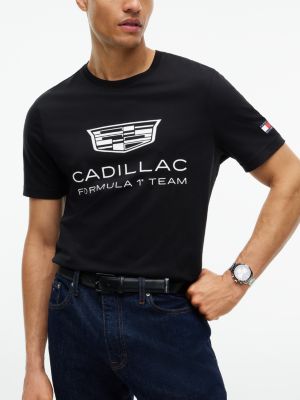 Мужская футболка Tommy Hilfiger Tommy x Cadillac F1® Team Logo, цвет: Чёрный — фото 7