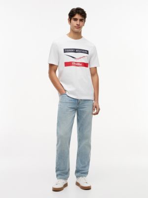 Мужские футболки Tommy Hilfiger Tommy x Cadillac F1® Team Chevron T-Shirt — фото 2