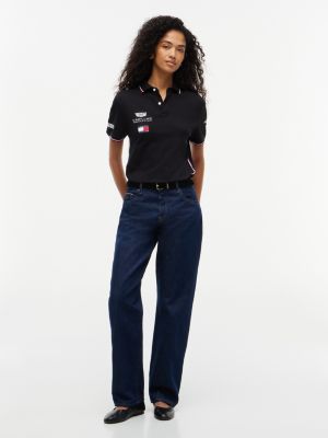 Мужское поло Tommy Hilfiger Tommy x Cadillac F1® Team Replica Polo, цвет: Чёрный — фото 4