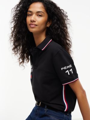 Мужское поло Tommy Hilfiger Tommy x Cadillac F1® Team Replica Polo, цвет: Чёрный — фото 6