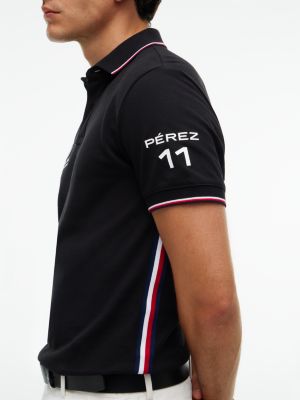 Мужское поло Tommy Hilfiger Tommy x Cadillac F1® Team Replica Polo, цвет: Чёрный — фото 7