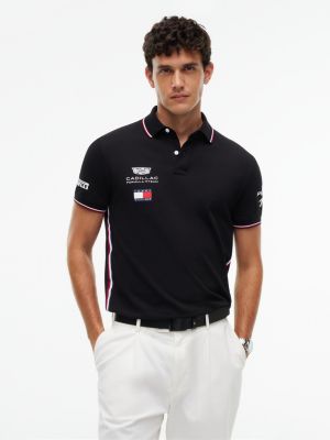 Tommy x Cadillac F1&reg; Team Replica Polo, Black