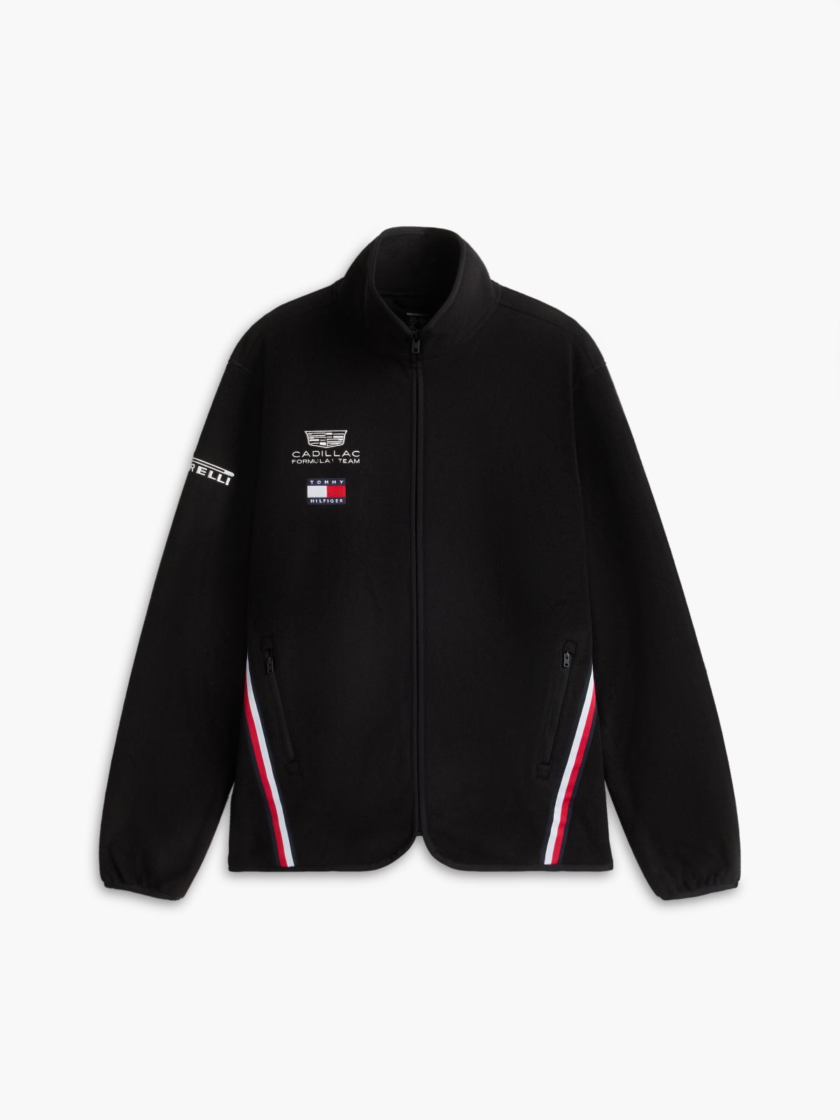 Tommy x Cadillac F1® Team Replica Fleece Jacket — Black