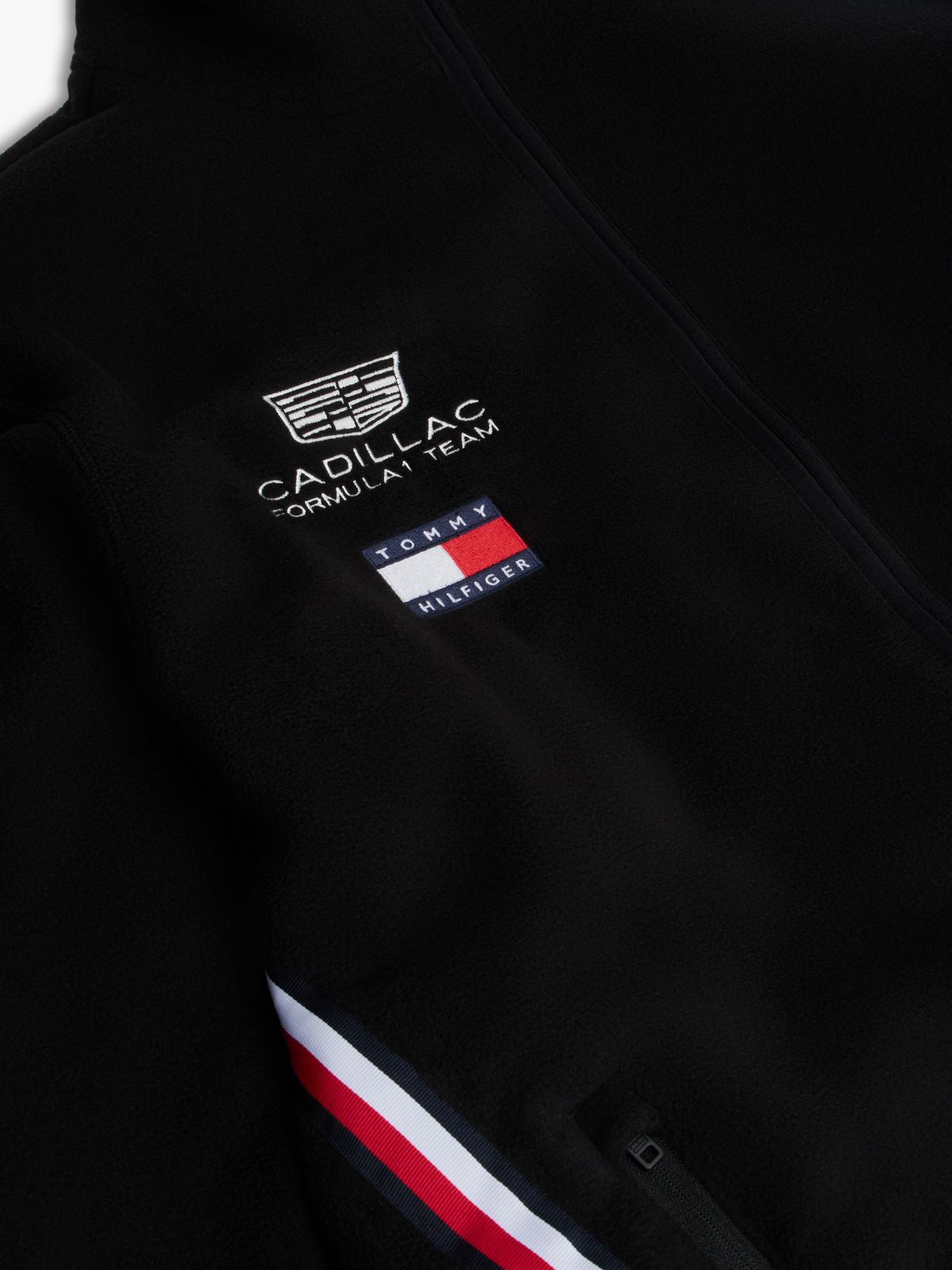 Tommy x Cadillac F1® Team Replica Fleece Jacket — Black