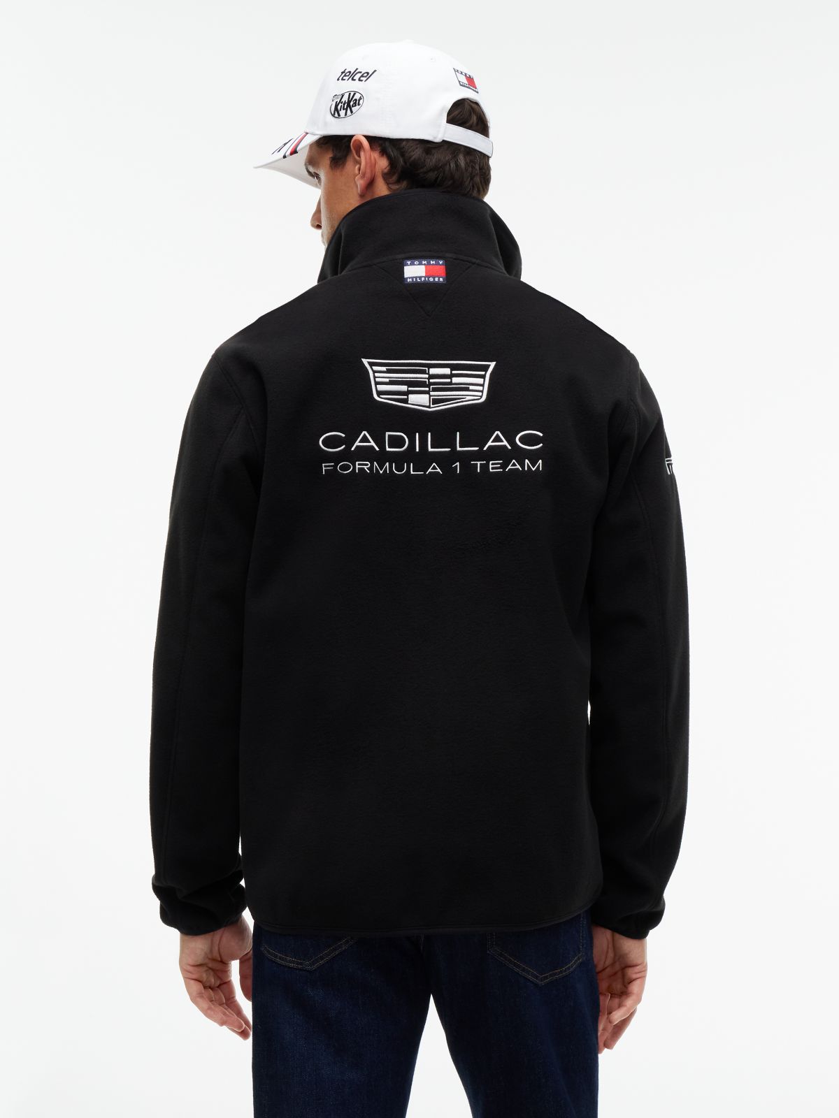 Tommy x Cadillac F1® Team Replica Fleece Jacket — Black