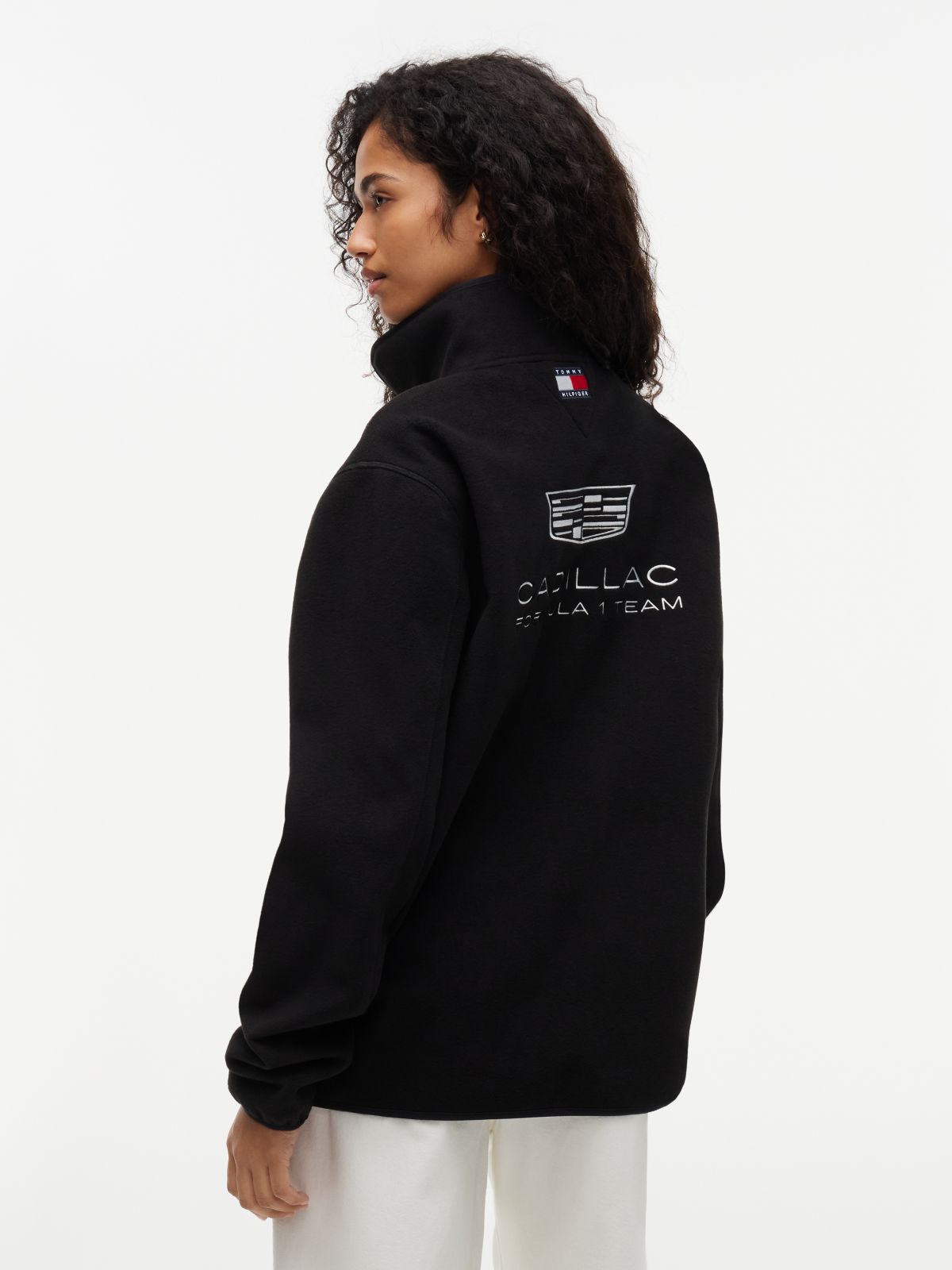 Tommy x Cadillac F1® Team Replica Fleece Jacket — Black