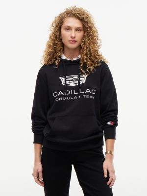 Мужское худи Tommy Hilfiger Tommy x Cadillac F1® Team Logo, цвет: Чёрный — фото 2