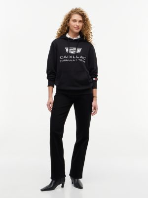 Мужское худи Tommy Hilfiger Tommy x Cadillac F1® Team Logo, цвет: Чёрный — фото 4