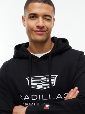 Мужское худи Tommy Hilfiger Tommy x Cadillac F1® Team Logo, цвет: Чёрный — фото 7