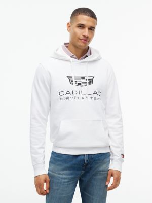 Tommy x Cadillac F1&reg; Team Logo Hoodie, White