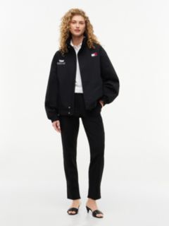 Tommy x Cadillac F1® Team Back Flag Jacket — Black 4