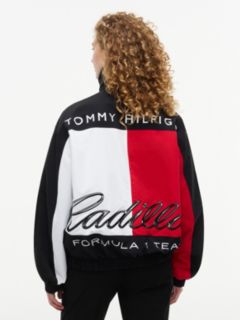 Tommy x Cadillac F1® Team Back Flag Jacket — Black 10