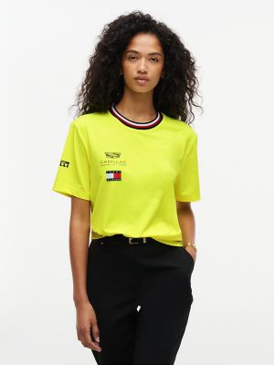 Мужская футболка Tommy Hilfiger Tommy x Cadillac F1® Team Replica, цвет: Жёлтый — фото 2