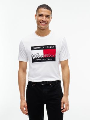 Tommy x Cadillac F1&reg; Team Flag T-Shirt, White